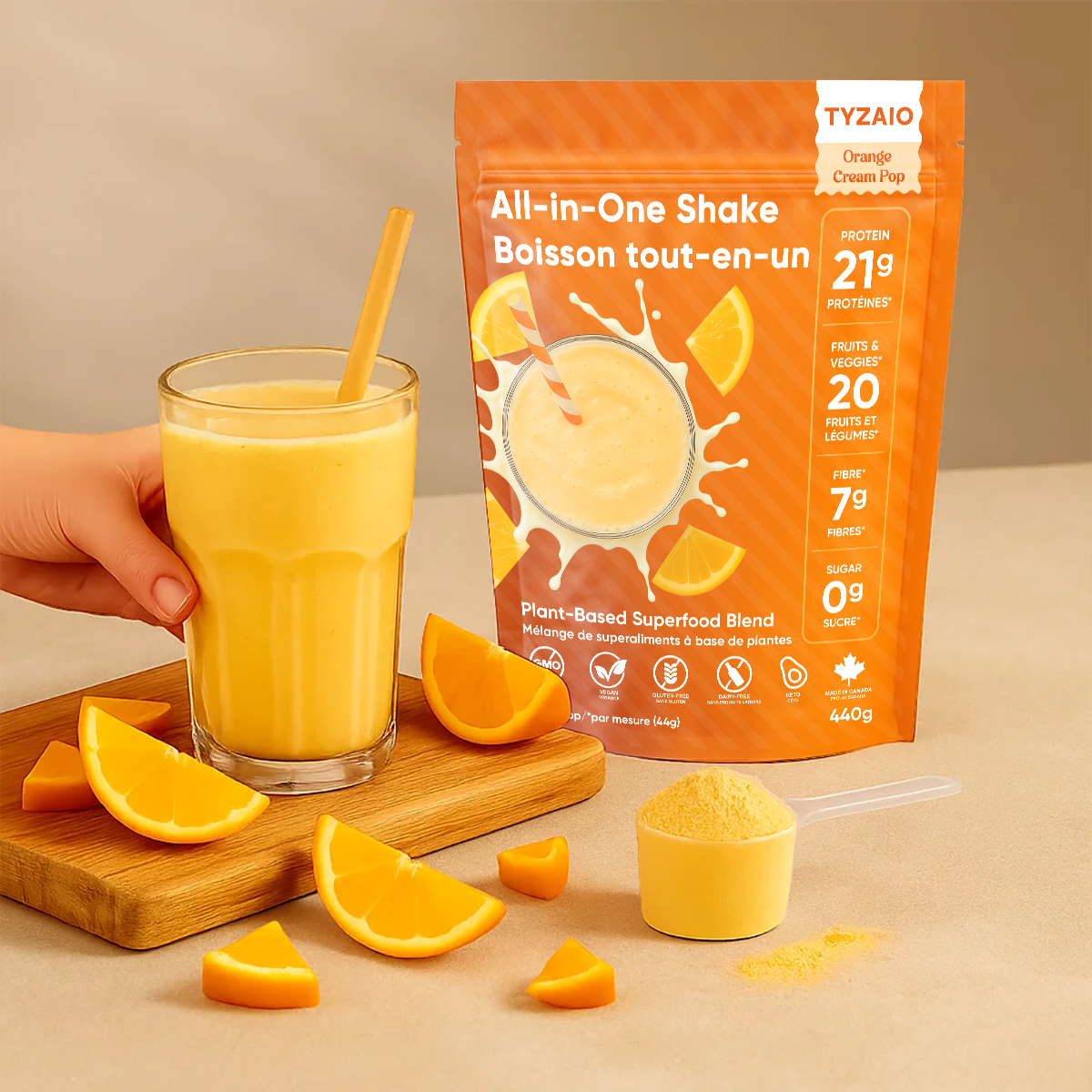 Orange Cream Pop - All-in-One Shake