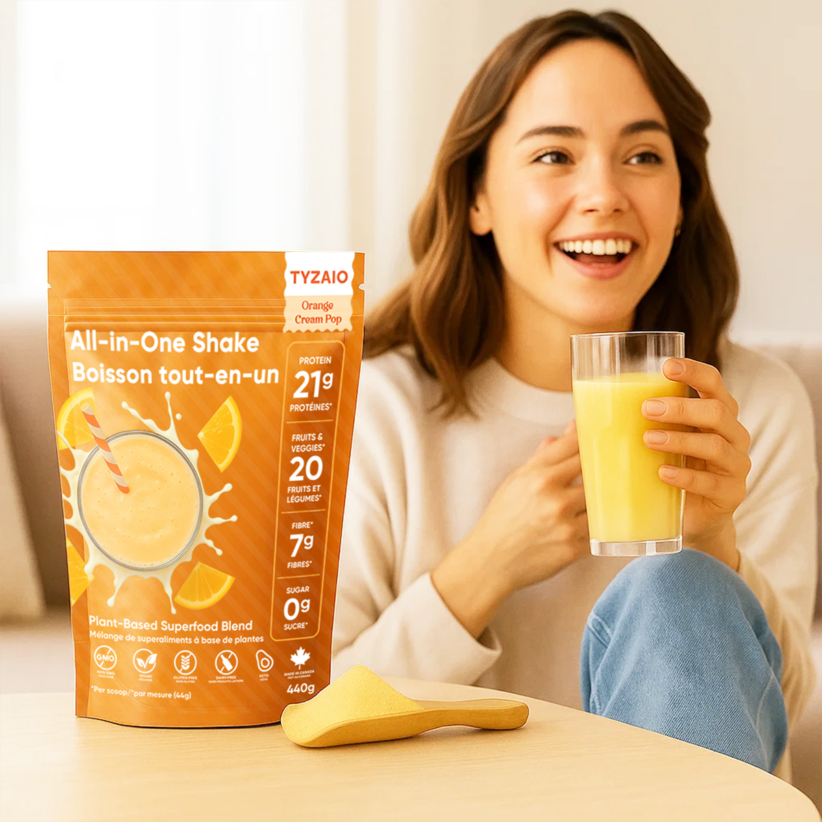 Orange Cream Pop - All-in-One Shake